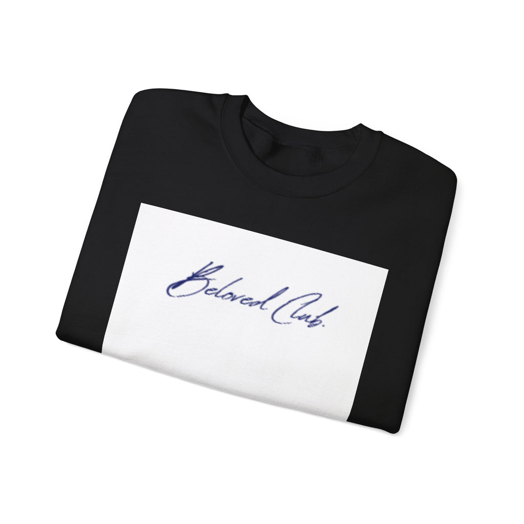 Crewneck Sweatshirt - 'Beloved Child' Script Logo Minimalist Pullover
