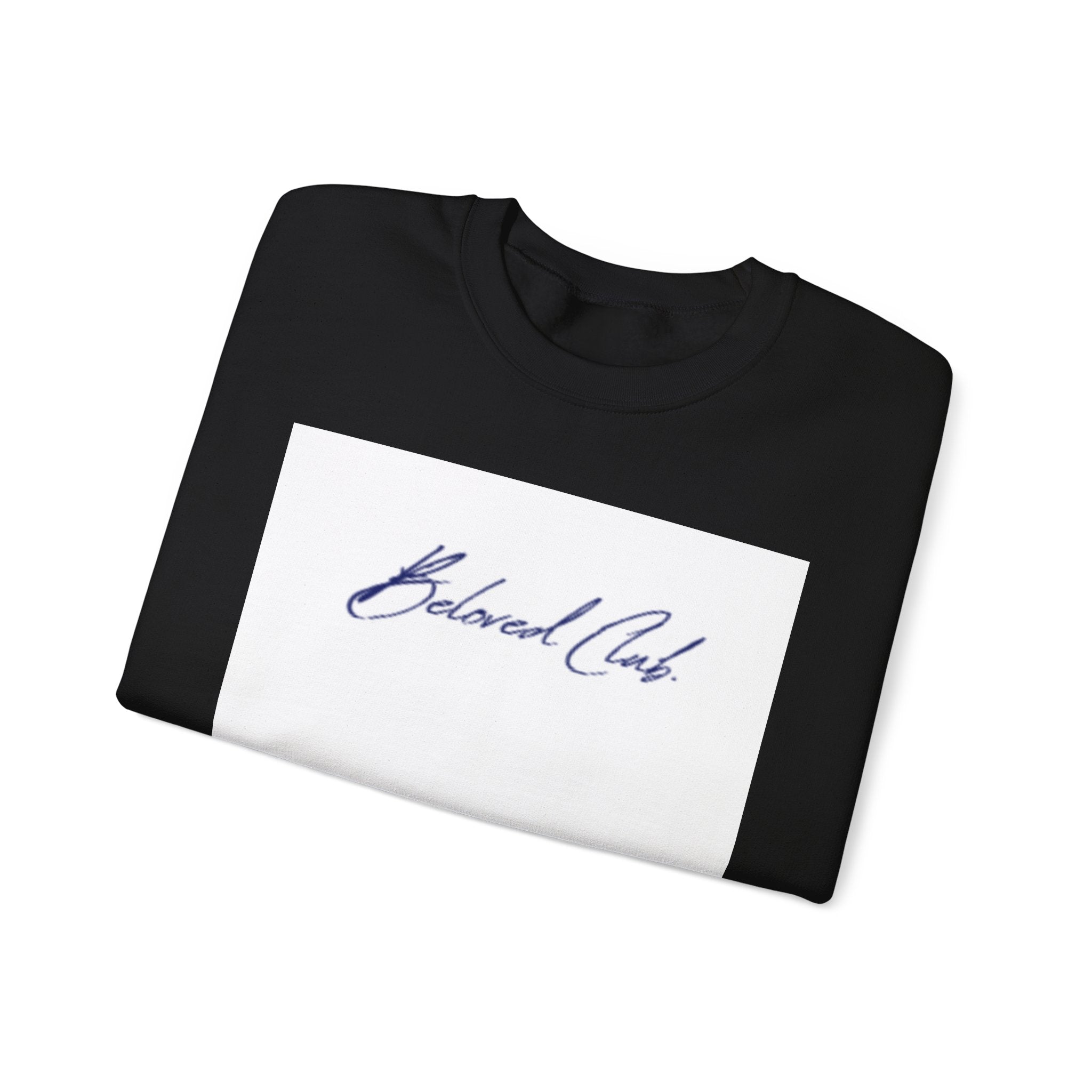 Crewneck Sweatshirt - 'Beloved Child' Script Logo Minimalist Pullover