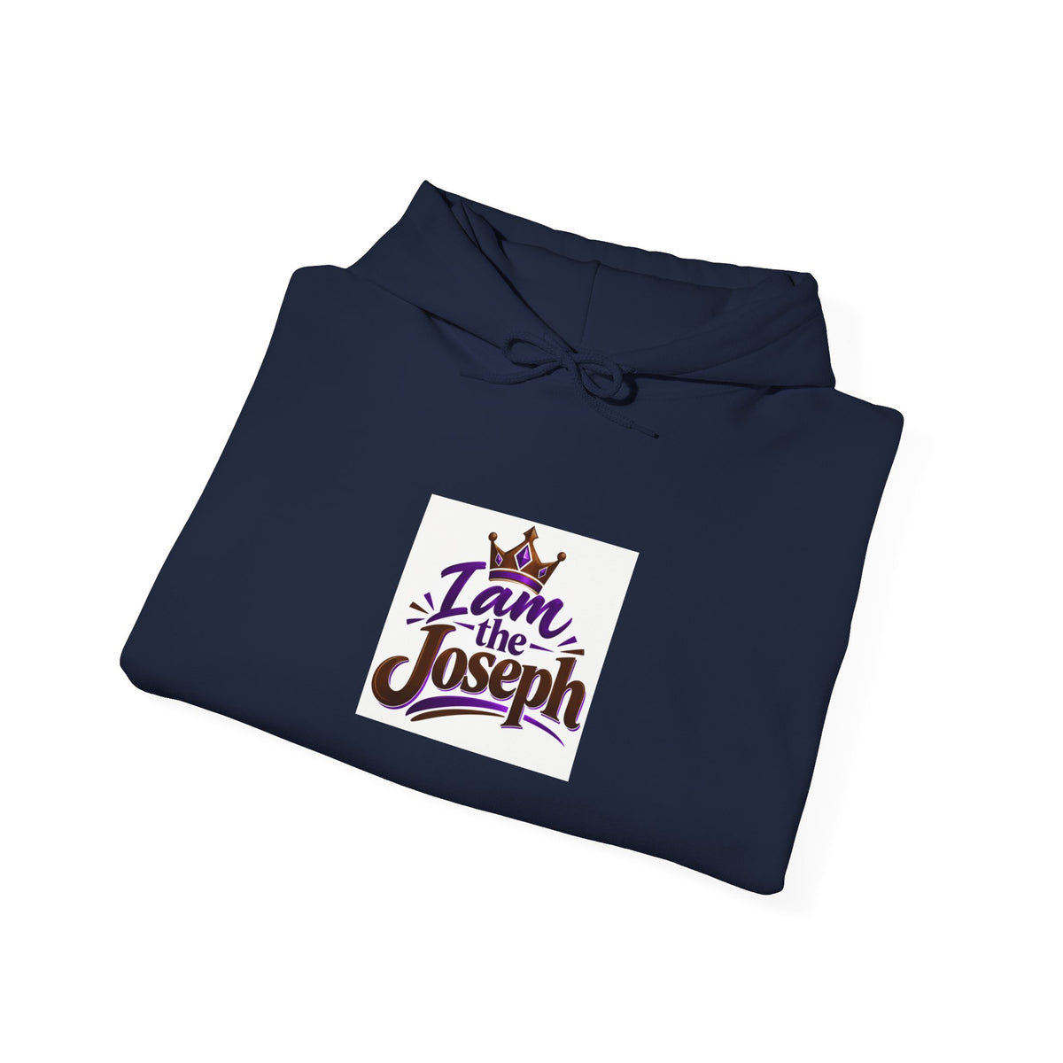 I Am Joseph Hoodie — Crowned Name Graphic Pullover