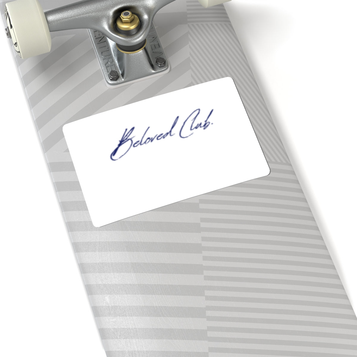 Beloved Club Script Sticker — Elegant Handwritten Kiss-Cut Decal