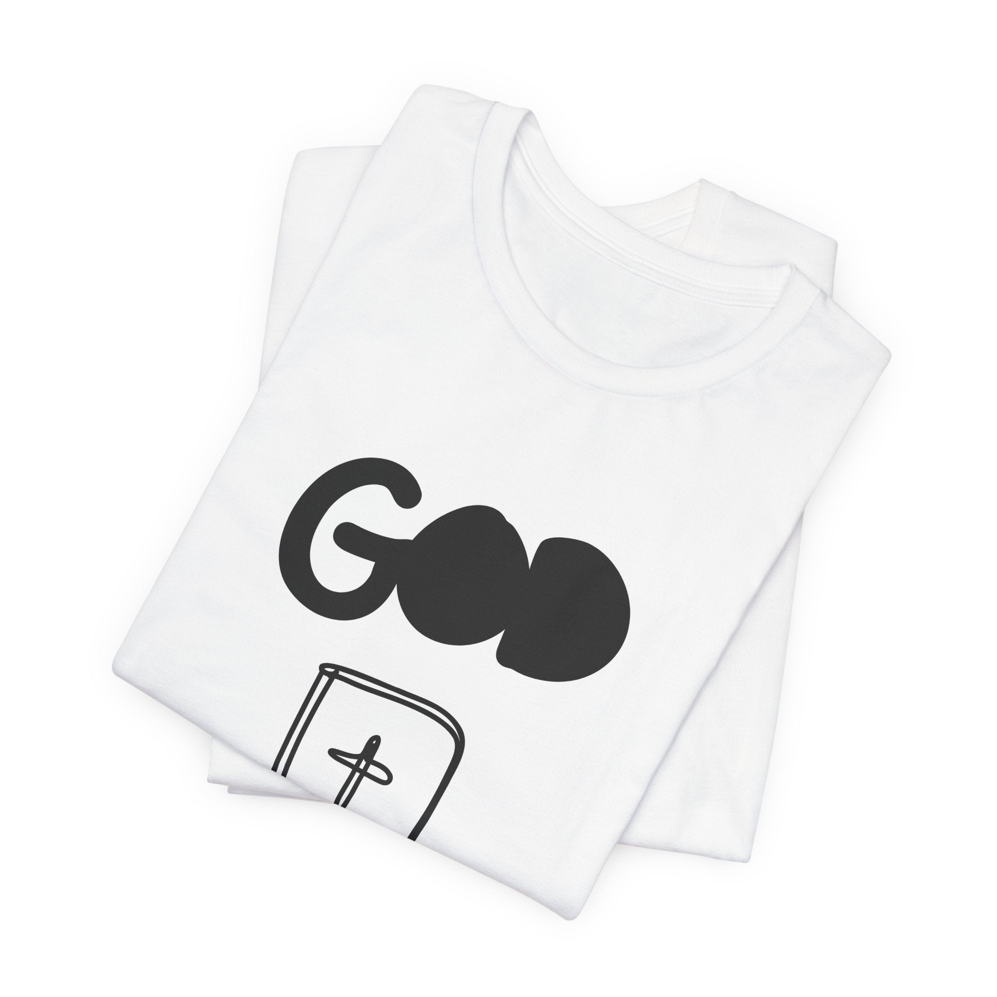 God First Tee — Inspirational Christian Shirt with Bible Cross Graphic