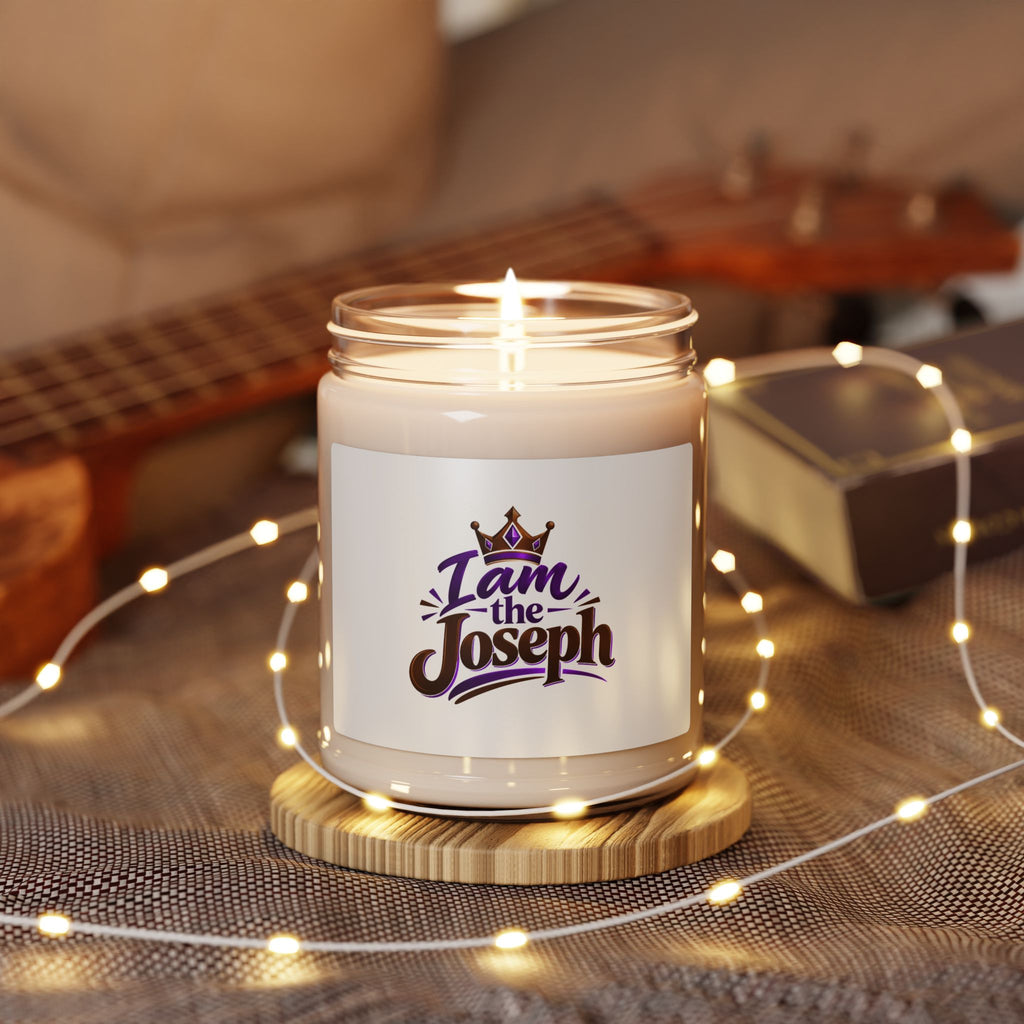 I Am the Joseph 9oz Scented Soy Candle — Personalized Name Gift