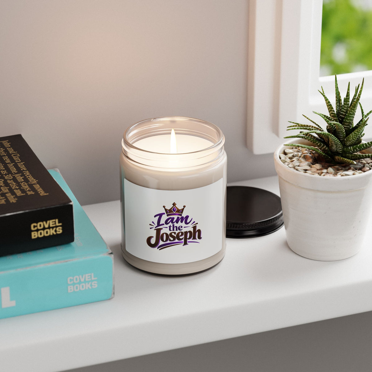I Am the Joseph 9oz Scented Soy Candle — Personalized Name Gift
