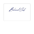 Beloved Club Script Sticker — Elegant Handwritten Kiss-Cut Decal