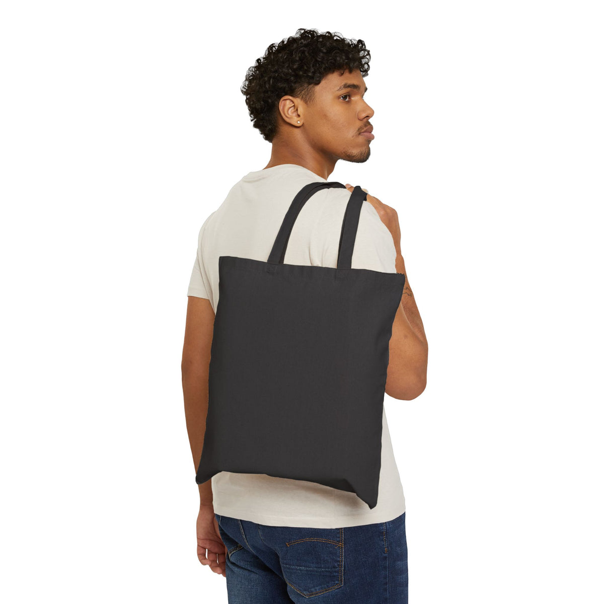 I Am the Joseph Cotton Canvas Tote — Religious Faith Scripture Grocery Bag