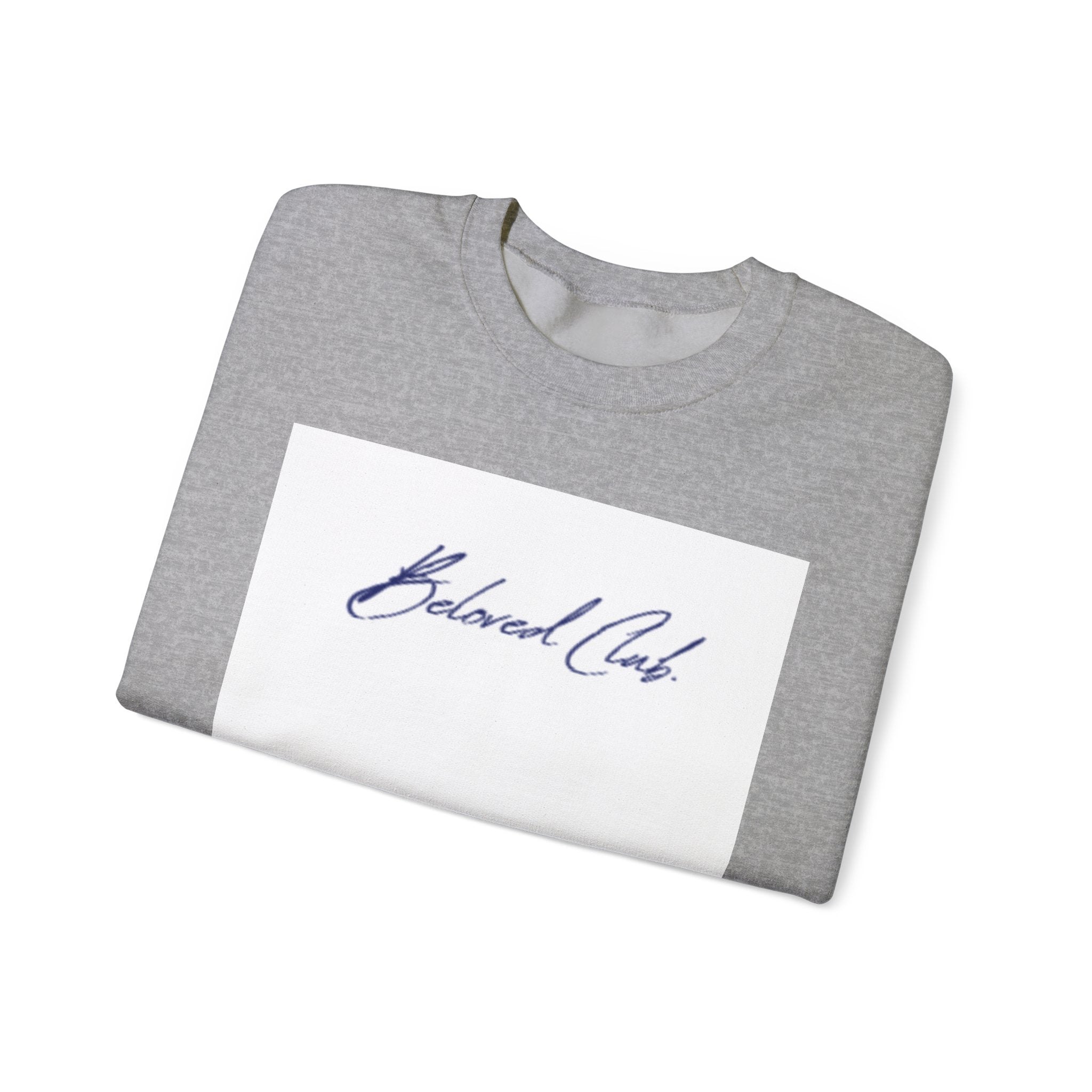 Crewneck Sweatshirt - 'Beloved Child' Script Logo Minimalist Pullover
