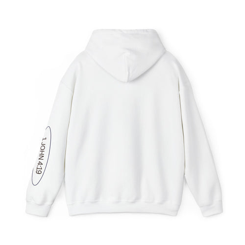 Beloved Club Hoodie – 1 John 4:10 Christian Faith Pullover
