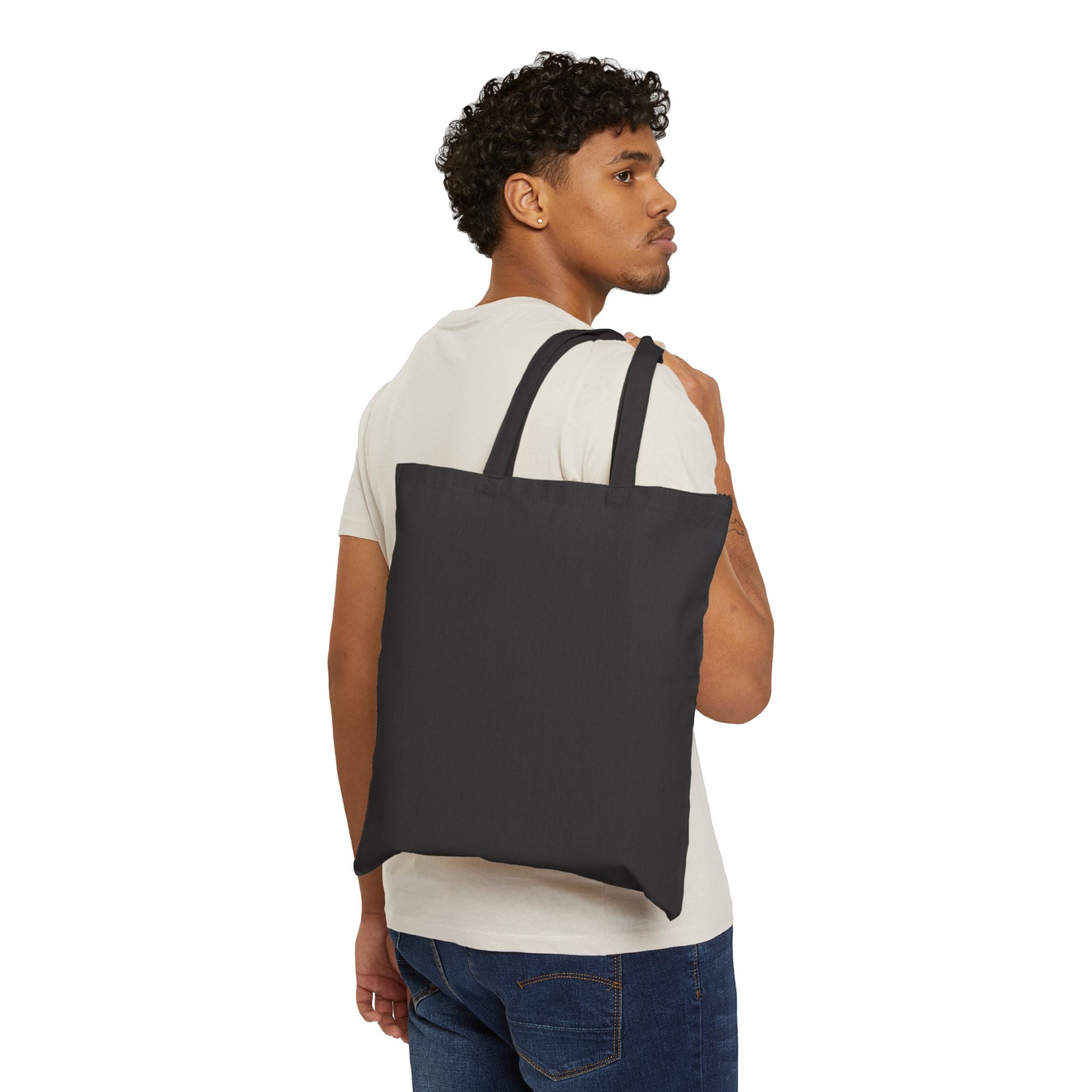 Faith Mountain Tote — "Walk by faith, not by sight" Canvas Bag