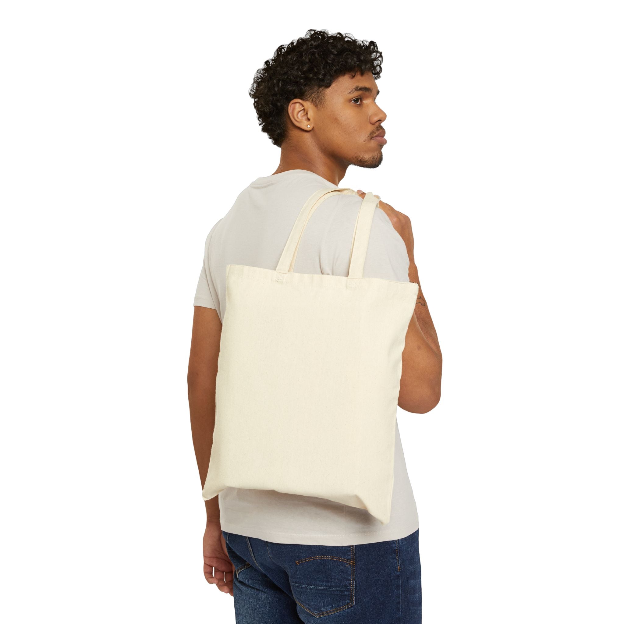 Faith Mountain Tote — "Walk by faith, not by sight" Canvas Bag