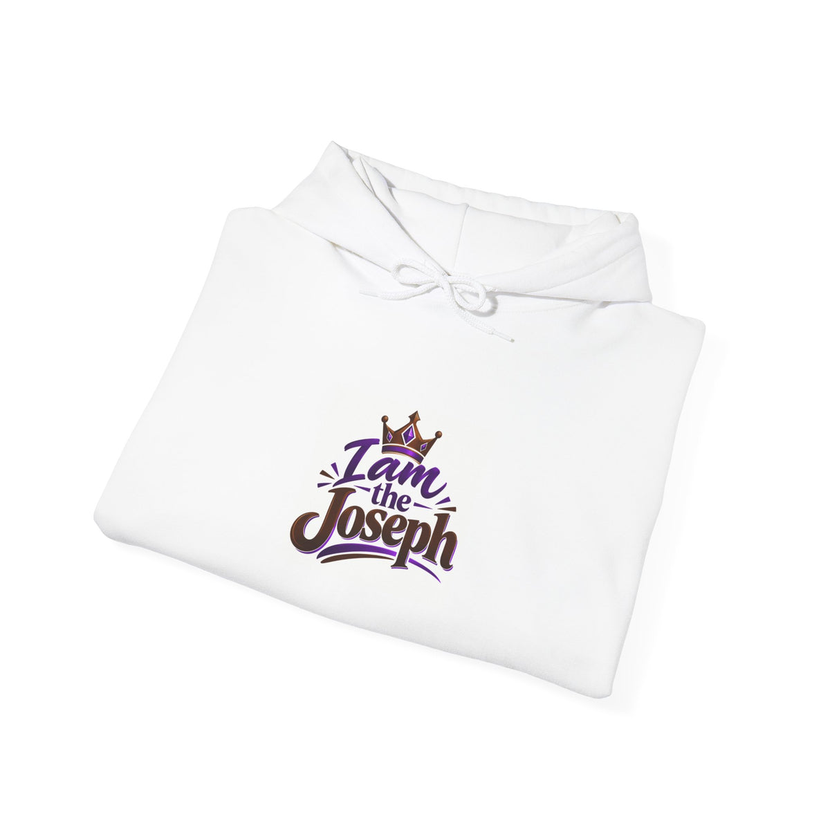 I Am Joseph Hoodie — Crowned Name Graphic Pullover