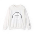 Christian Cross Crewneck Sweatshirt – "Yesterday, Today, Tomorrow and Forever"