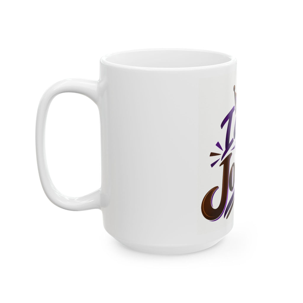 I Am the Joseph Ceramic Mug — Personalized Name Coffee Cup with Crown Design