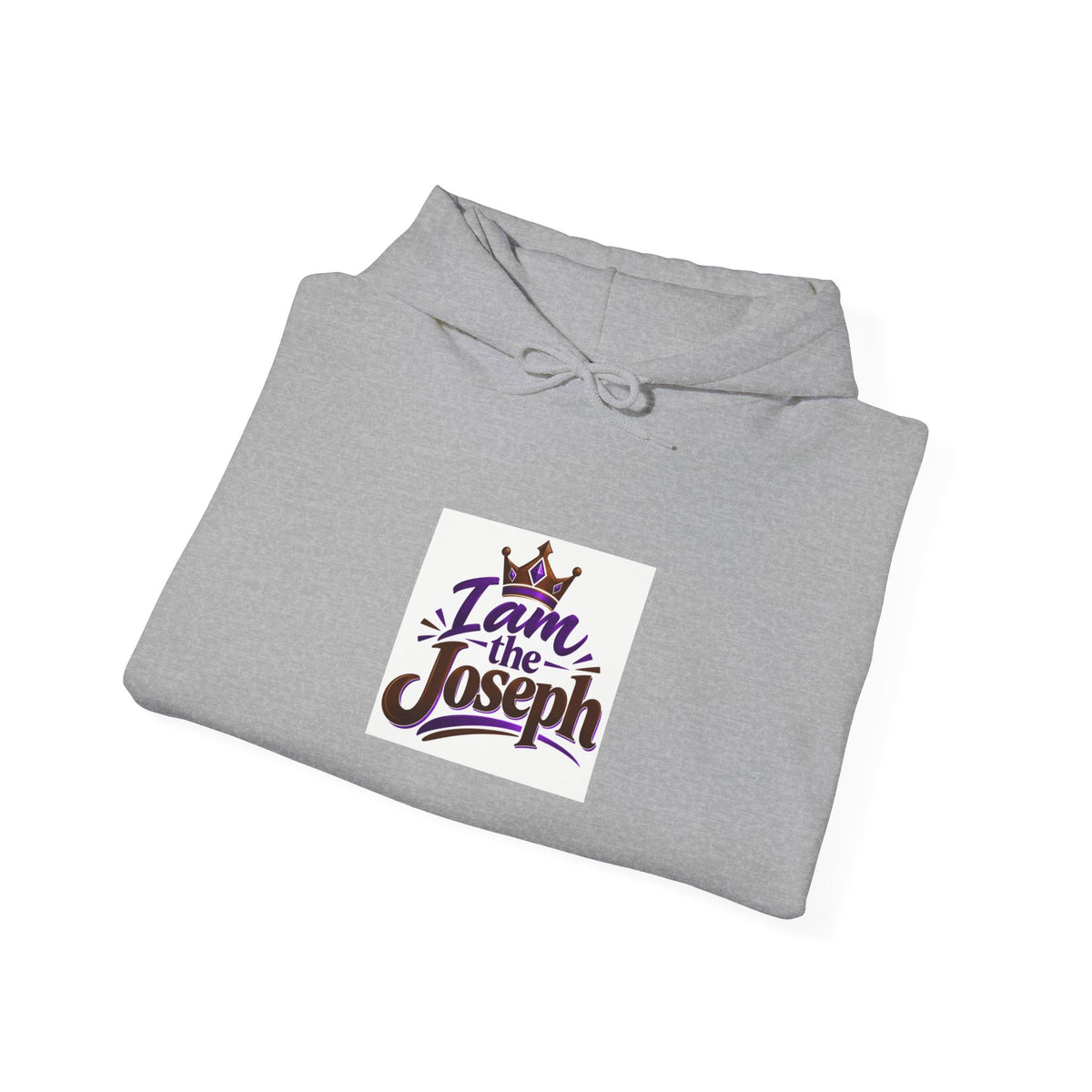 I Am Joseph Hoodie — Crowned Name Graphic Pullover