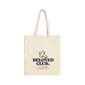 Beloved Club Canvas Tote Bag – “Beloved Club” Graphic Cotton Shopper