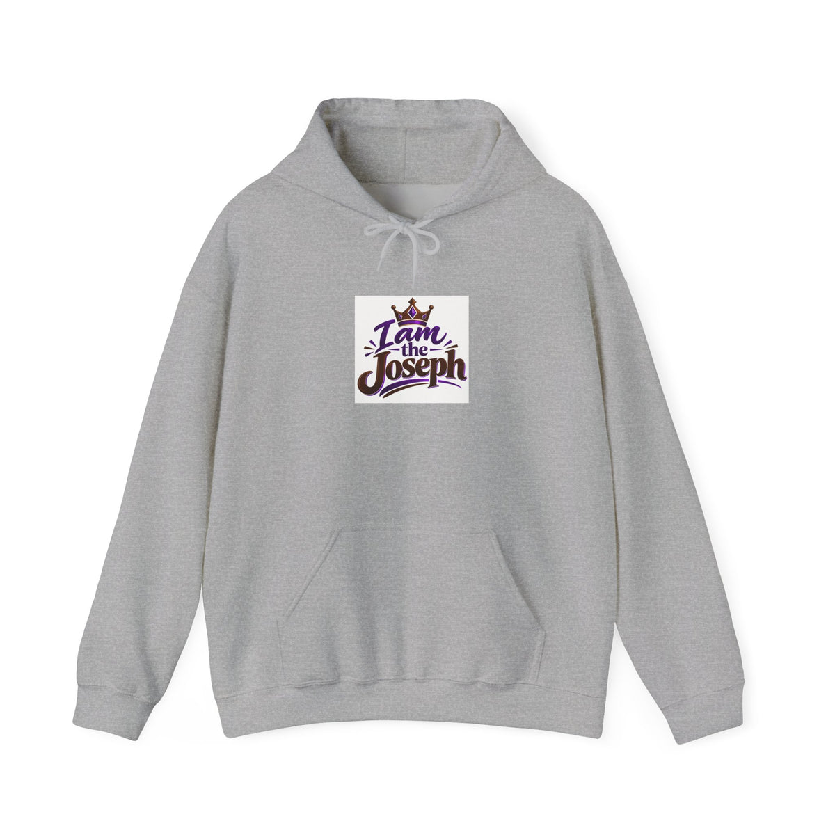 I Am Joseph Hoodie — Crowned Name Graphic Pullover
