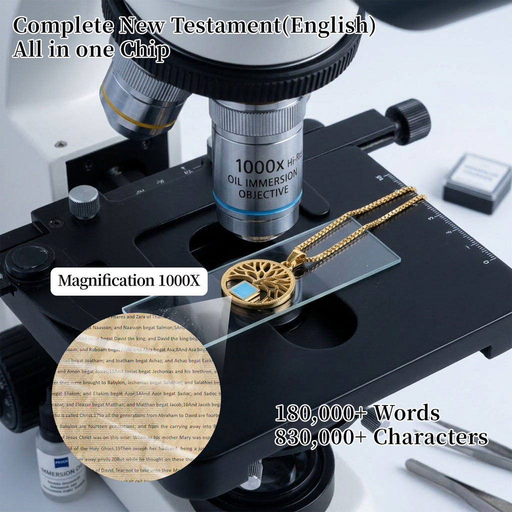Christian Nano Chip Bible Necklace
