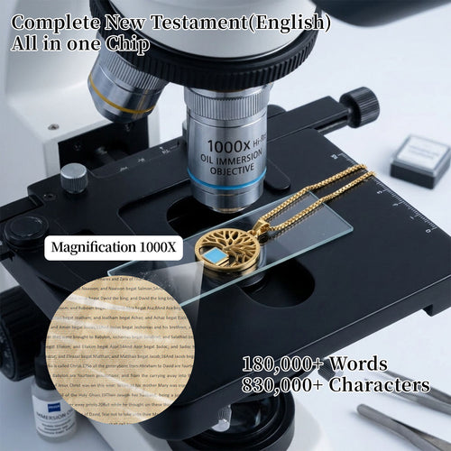 Christian Nano Chip Bible Necklace