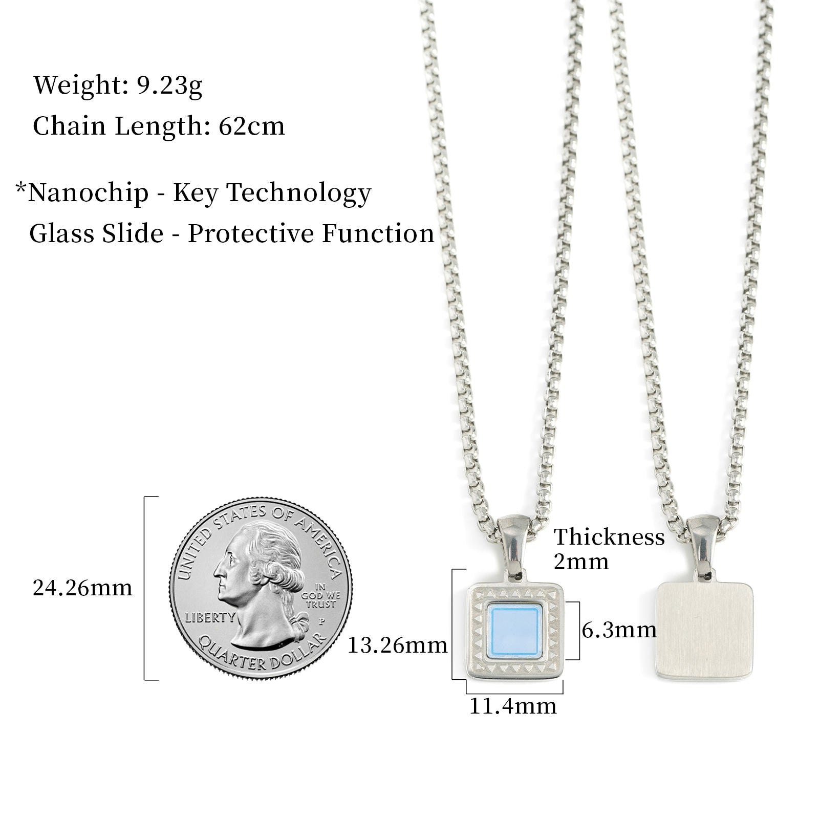 Christian Nano Chip Bible Necklace