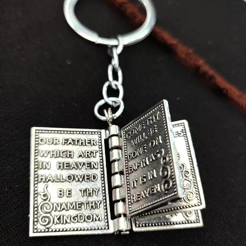 New Simple Stylish Foldable Bible Keychain Mini Bible Keychain