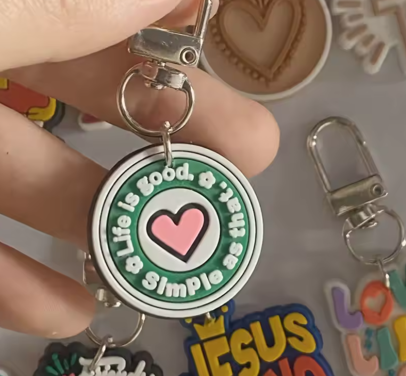 15PCS Christian Keychain Set – Faith-Inspired Bible Verse Keychains