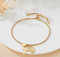 Catholic Virgin Mary Cross Heart Bracelet – Religious Faith Jewelry Gift for Women
